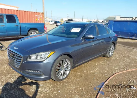 2017 Genesis G80 5.0 Ultimate z USA, uszkodzony, nr VIN KMHGN4JF4HU202284